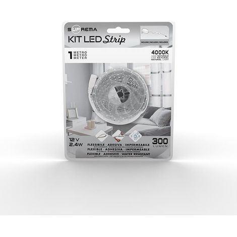 KIT STRISCIA LED 1MT 4000K (1/3)