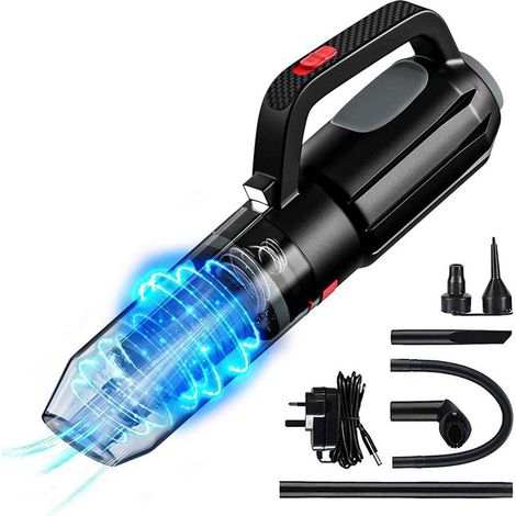 Aspirateur main sans fil voiture forte aspiration filtre HEPA, générique (1/5)