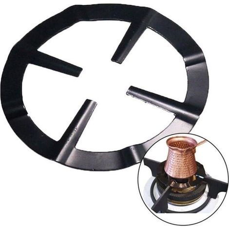 Étagère universelle pour cafetière, cafetière à moka, brûleur à gaz naturel, noir--2pcs (1/5)