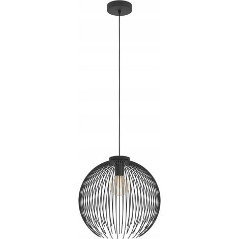 Eglo Venezuela lámpara colgante negra 40 cm (1/3)