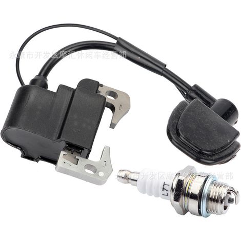 Mini motorcycle two-stroke 47/49CC off-road ATV beach buggy 40-6 high voltage coil ignition coil L7T spark plug (1/4)