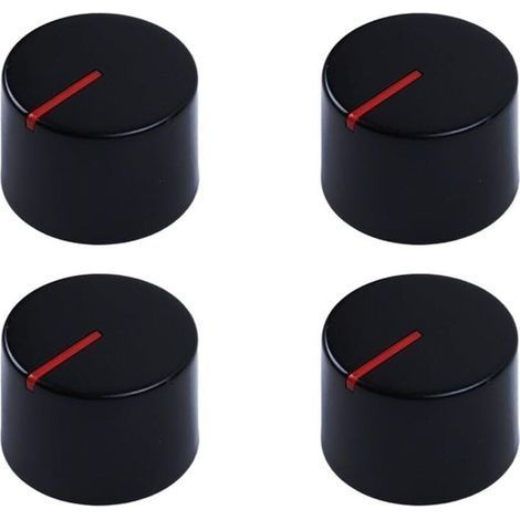 4 Pcs Bouton Plaque de Cuisson,Boutons de Commande Universels,Ø 6mm Bouton de Cuisinière,Bouton pour Réchaud à Gaz,pour Presque Toutes Les Cuisinières,Plaques de Cuisson,Four,Cuisinière à Gaz (1/5)
