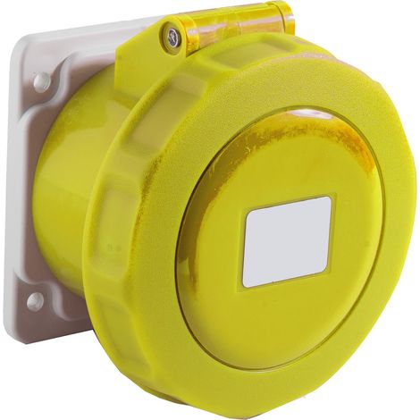 Connecteur industriel RS PRO, 2P+E, 16A, 100 130 V, Montage panneau ( Prix pour 1 )