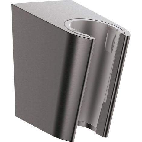 Hansgrohe - Supporto doccia Porter S, cromo nero spazzolato 28331340 (1/2)