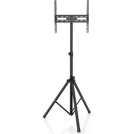 Costway – Support TV sur pied pivotant pour TV 21-47 pouces – Hauteur réglable 126-190 cm – Charge max 35 kg – Antidérapant en métal (1/5)