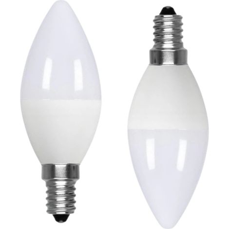2 Pezzi Lampadina LED, Lampadina E14 C37 9W 860LM D37X106mm, Disponibili 3000K 4200K 6500K (Bianco Caldo 3000K)