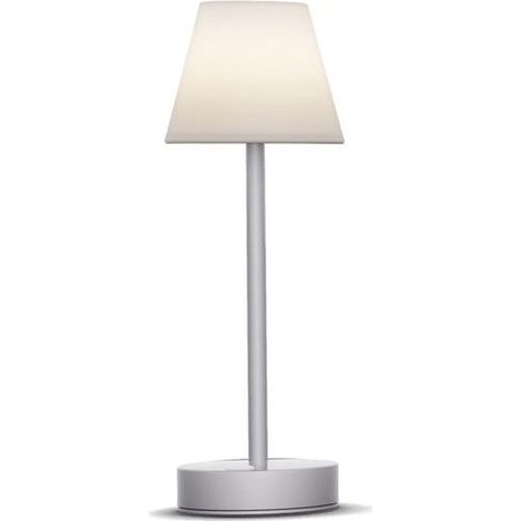 LED Tischleuchte kabellos tragbar Touch Dimmer 32 cm hoch IP44 4000 K Akku Lampe außen Tischleuchte Balkon Terrasse (1/2)
