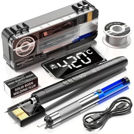 Fer à souder sans fil mini avec câble USB (1/5)