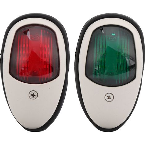 Universelle LED-Navigationslichter für Boote, Pontons und Yachten (2 Stück) (1/5)