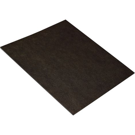 Feltrino adesivo quadrato 100 x 100 mm. - marrone - 1 pz.