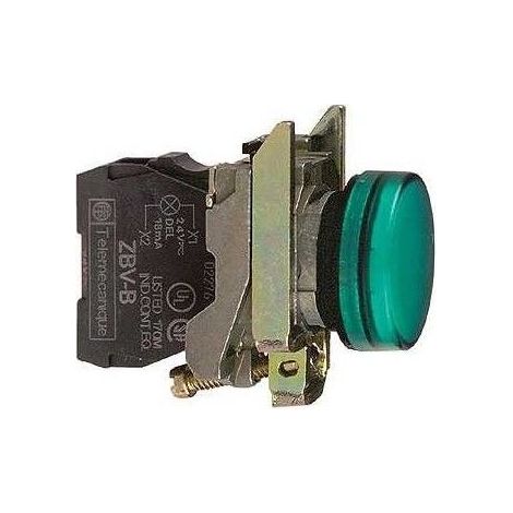 Harmony voyant rond Ø22 - IP66 - vert - LED intégrée - 240 V - XB4BVM3