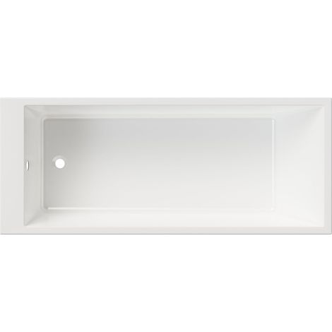 Signature Edge Square Single Ended Bath 1700mm x 700mm 0 Tap Hole