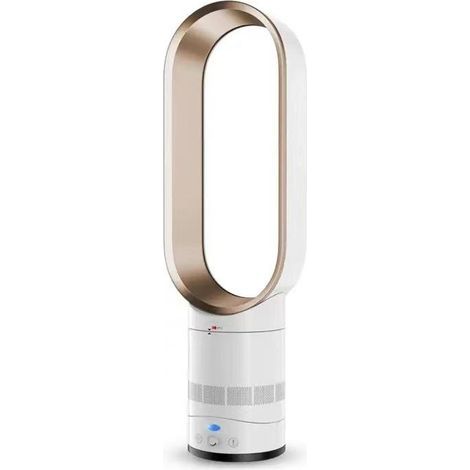 Ventilateur tour 16 pouces, ventilateur silencieux sans pales avec télécommande, purificateur d'air à économie d'énergie, ventilateur électrique de bureau pour l'été, la chambre, le bureau