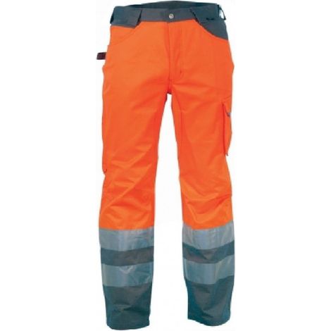 Trade Shop - Pantalones De Trabajo De Seguridad Reflectantes Ray Cofra -      Orange
