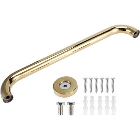 Gold-plated stainless steel bathtub grab bar, bathroom accessories, 40 cm (1/5)