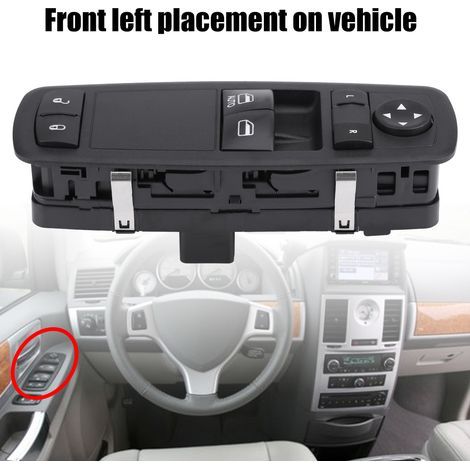 Interrupteur Électrique Vitre Fenêtre Conducteur 04602627AG pour Chrysler Town & Country Dodge Grand Caravan 2008-2011 (1/5)
