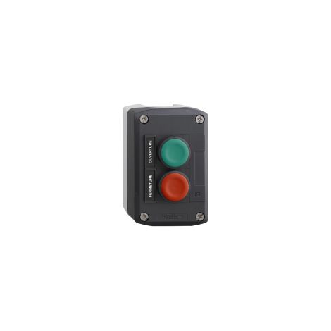 Harmony boite - 2 boutons poussoirs Ø22 - vert et rouge - XALD241