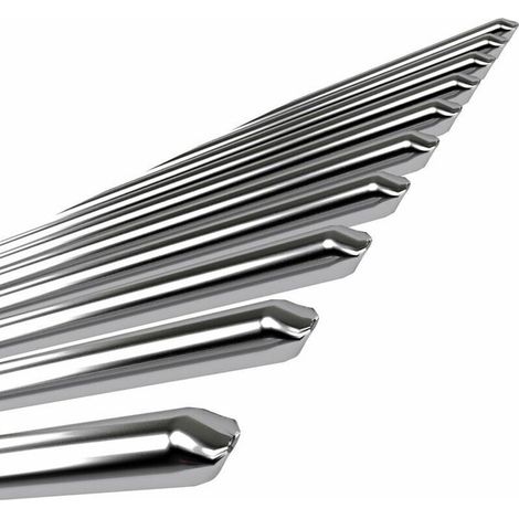 HAWUJ Fil aluminium soudure 320°C - Ø1.6mm x 1m (lot 10) - Sans flux requis - Compatible cuivre/laiton - Norme EN 14640 (1/4)