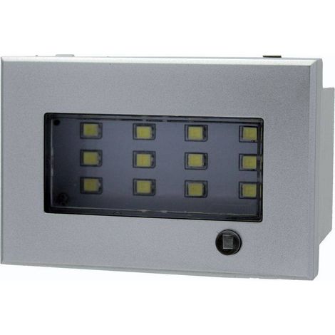 TrAdE Shop Traesio - Lampada Segnapasso Led 3m 220v Silver Compatibile Con Bticino Axolute -
