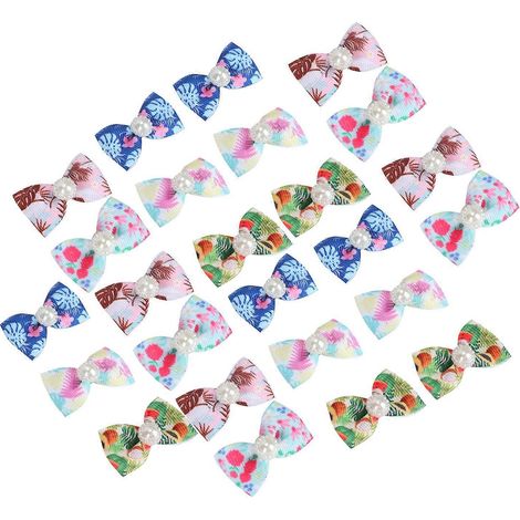 Lot de 25 nœuds papillon pour chiens, chiots et chats - Accessoires de toilettage (1/2)