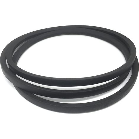 2 juegos de correas 144959 (1/2" x 95") para cortacésped Craftsman LT1000, LT2000, LT3000 y DYT4000 de 42 pulgadas, para cortacésped Husqvarna Poulan AYP. Reemplaza OEM 138255, 532144959 y 532138255. (1/5)