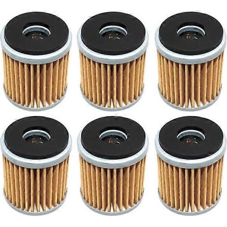 Filtro de aceite de cartucho de alta calidad compatible (6 unidades) para GAS GAS EC250 EC 250 2010 2012 EC250 RACING 250 2010() (1/5)