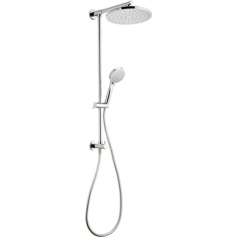 Colonna doccia con doccetta e soffione Cromato in ABS Cisal DSZ7801021 (1/2)