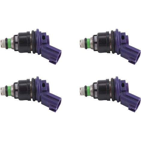 Quatre injecteurs de carburant de 375 cm3, références 16600-67U00 et 16600-67U01, pour 240SX S13 S14 S15 200SX 240SX Fairlady Z32 Silvia S14 S1 (1/4)