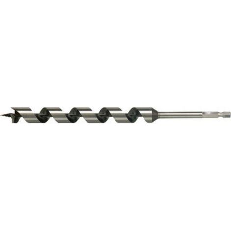 Broca para madera con vástago de 1/4" para portabrocas de 14 mm