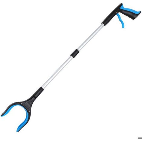 Outil De Ramassage - Pince Télescopique Aluminium 82 Cm - Tête Pivotante 360° - Embout Magnétique - Poignée Ergonomique - 1 Pièce (1/4)