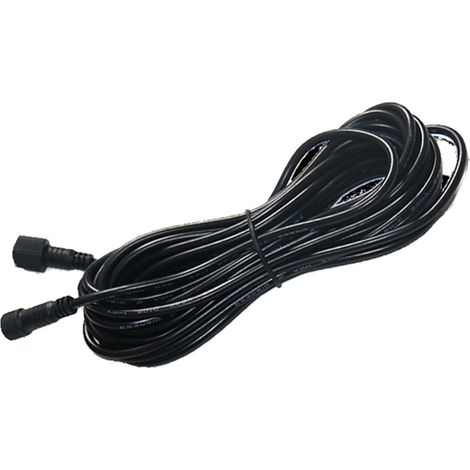 Rallonge pour lampe solaire, projecteur, lampadaire avec prise double broche CC (mâle et femelle) étanche (1/5)