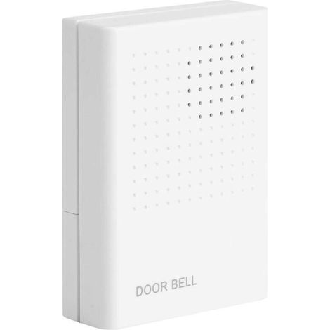 carillon De Porte Cbl Compact Mural Mural Extensible Avec Sonnette De Scurit La Maison Avec Volume Blanc De
