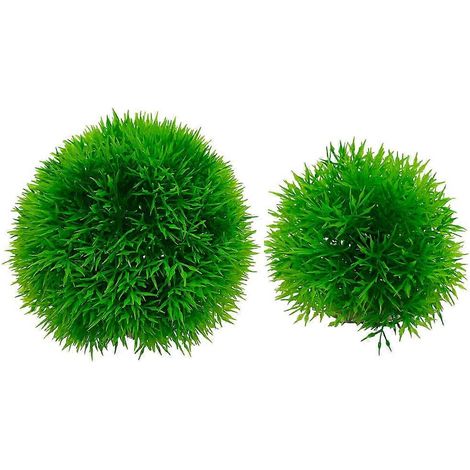 2Pcs Lifelike Aquatic Plants Decorations Fake Aquatic Plants Underwater Crafts Aquarium Decors (1/5)