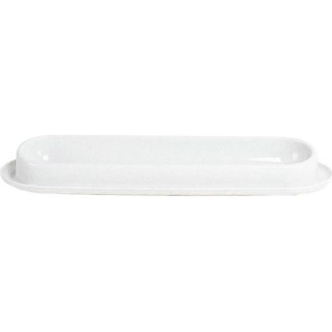Gamelle inclinée pour eau et nourriture de plusieurs chatons, 34,5 cm de long (1/5)