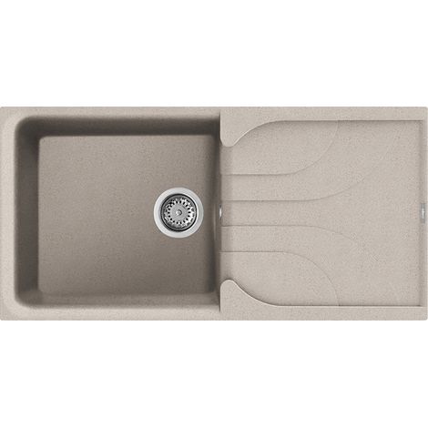 Lavello Elleci Incasso 1 vasca 100x50 Ego 480 Granitek Avena LGE48051