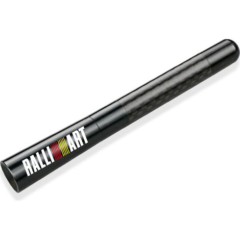 Antenne de toit courte en fibre de carbone 12 cm (pour Ralliart - Noir) - Accessoires radio compatibles avec Mitsubishi Ralliart 2010-2022, Lancer Ralliart 9 et 10 ASX (1/5)