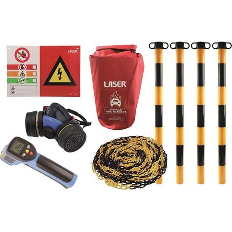 Kit balisage zone de travail véhicule électrique (1/3)