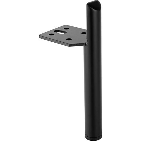 Lot de 4 pieds de meubles robustes, capacité de charge 300 kg, avec patins en plastique, pour canapé, table basse, meuble TV, lit et autres meubles (1/5)
