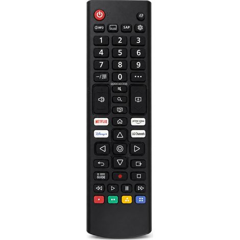 Télécommande TV Compatible avec LG AKB76037601, avec Boutons Netflix, Prime Video et Disney+ (1/5)