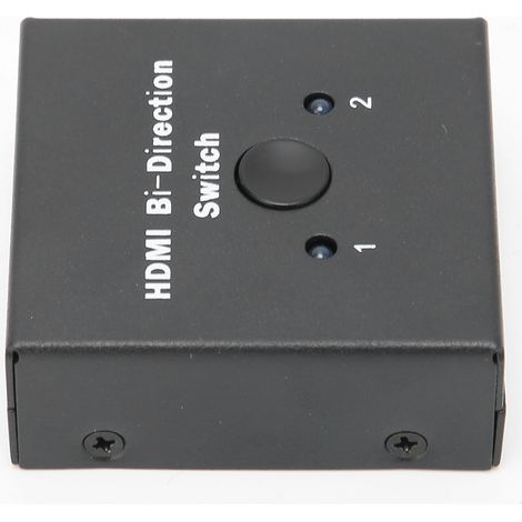 Commutateur HDMI 2x1 4K Bidirectionnel, Switch et Splitter 2 Ports 1080P (1/5)