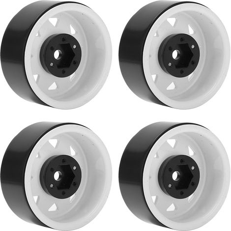 4 Moyeux de Roue 1,9" en Acier pour Véhicule RC Tout-Terrain, Compatible Axial - Lot de 4 (1/5)
