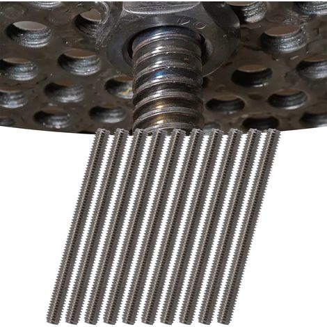 Vente de tiges filetées en acier inoxydable M4 série 4808, 4808-0004-0050, par dix. (1/5)