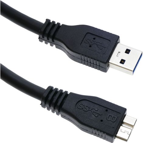 BeMatik - SuperSpeed USB 3.0 Cable (AM/Micro USB de type B-M) 5m (1/5)