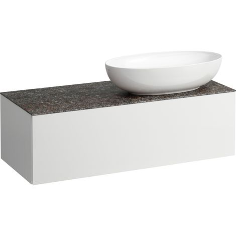 LAUFEN Il Bagno Alessi cajonera, 1 agujero para grifo, encimera