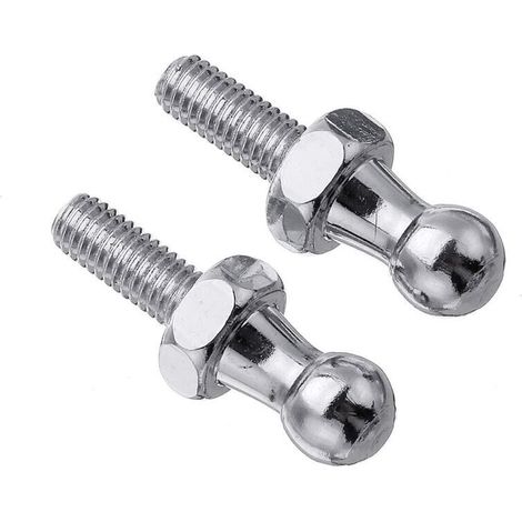 Boulons à rotule - 2 embouts de boulon à goupille M6 de 10 mm pour embouts à rotule de gaz