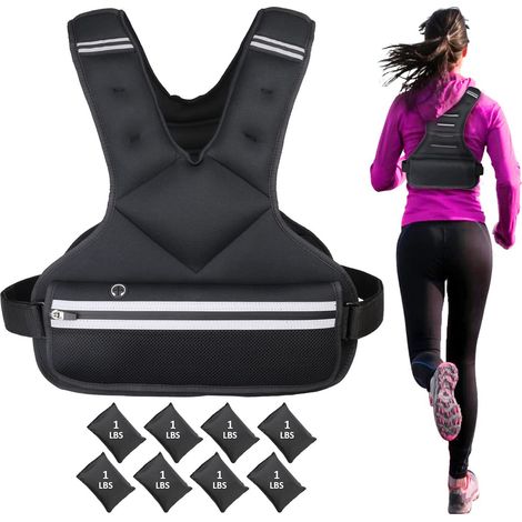 Gilet lesté de sport, gilet lesté de course, équipement d'exercice lesté, sacs de sable lestés, gilet lesté de fitness