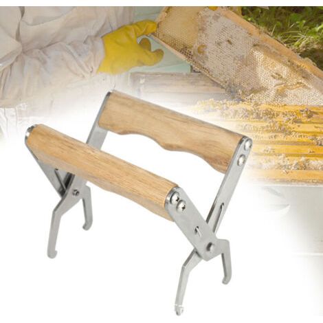 FENOPLASTICAOutils de L'Apiculture Pince de Cadre Beehive Poignée de Cadre d'Abeille Lifter Capture Gripper Apiculture pour Prendre le Miel Facilement et d'Eviter les Piqûres d'Abeilles (1/4)