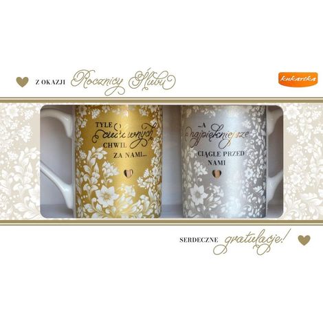 Tassen-Set zum Hochzeitstag