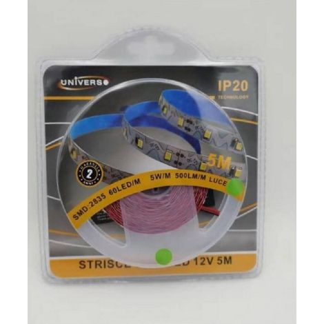 Ruban Led Flexible Modulable 5mt Smd 2835 Différentes Tonalités De Lumière 2835-12v-s