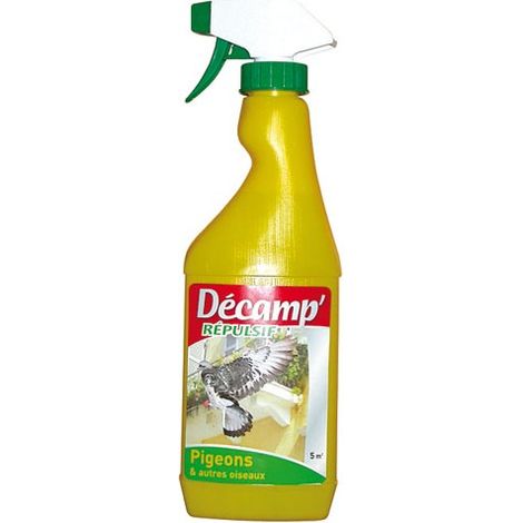 Répulsif pigeon pistolet 500 ml – Application ciblée pour surfaces extérieures – Éloigne les nuisances des oiseaux – Solution biocide efficace – Fabre Graines
